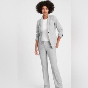 Banana Republic Ling And Lean-Fit Washable Wool-Blend Blazer Quiet Luxury Career